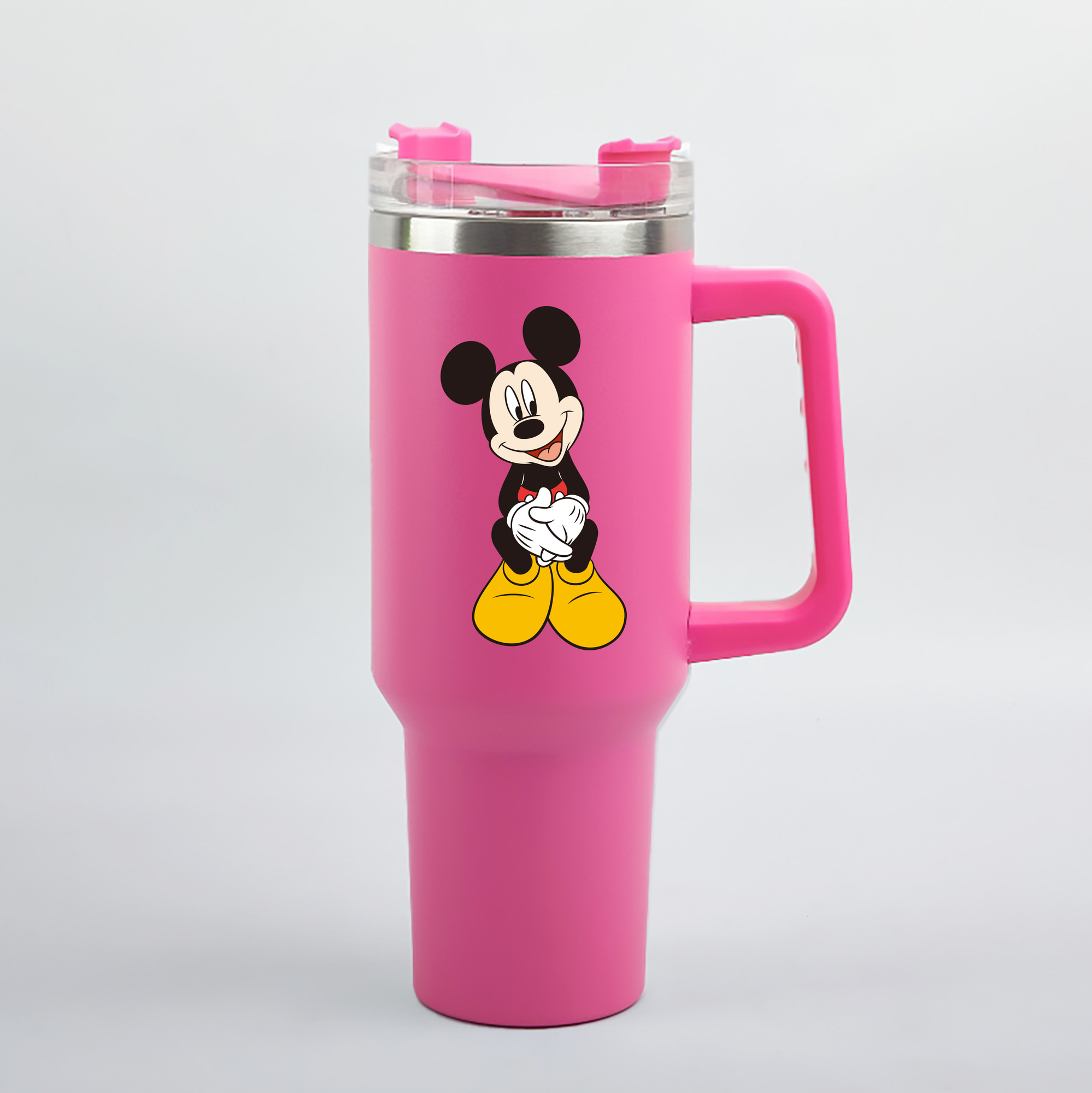 （画像用） ミッキーマウス Mickey Mouse 1200mL車用タンブラー（カラープリント）